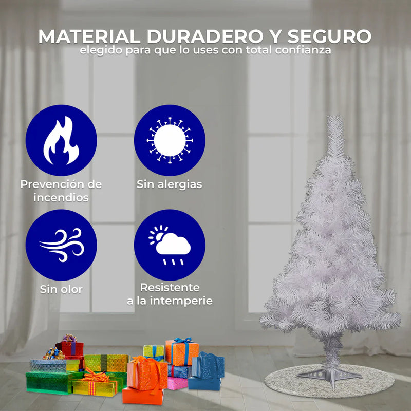 Árbol de Navidad Blanco de 1 metro