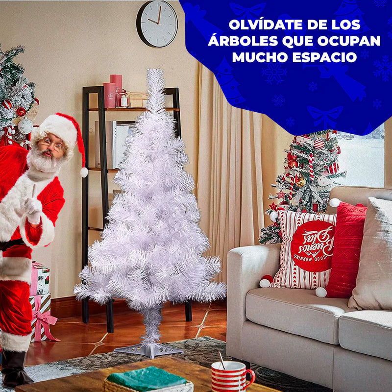 Árbol de Navidad Blanco de 1 metro